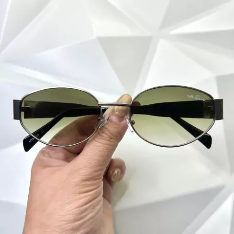 ÓCULOS DE SOL BIA VERDE DEGRADÊ OVAL FEMININO JO RAM