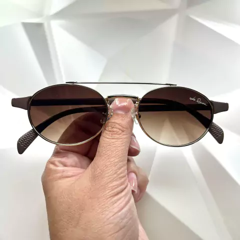 ÓCULOS DE SOL CACO MARROM OVAL UNISSEX JO RAM