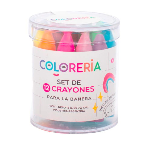 Crayones para Agua X 12 Unidades