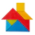 Rompecabezas Tangram Madera - tienda online