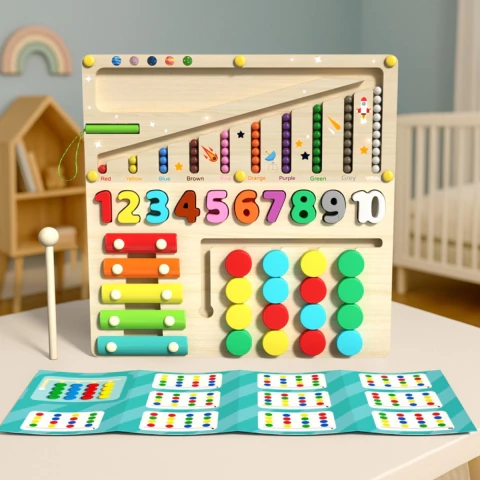 Tablero Multifunción 4 en 1