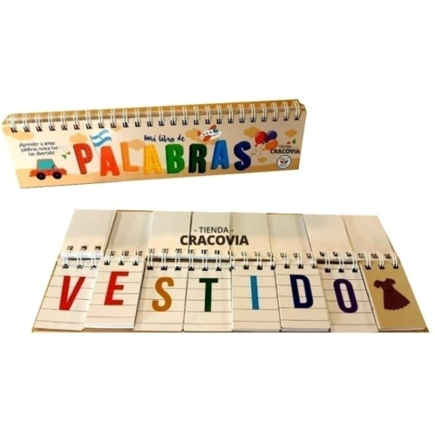 Libro móvil de palabras