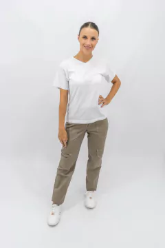 REMERA ALGODON CUELLO EN "V" - comprar online