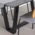 Mesa Mónaco Negra 1.40mts - Bohemi Deco - Muebles de Diseño