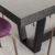 Mesa Mónaco Negra 2.00mts - tienda online