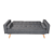 Sofá Cama Paradise Gris Oscuro - Bohemi Deco - Muebles de Diseño