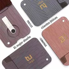 Imagen de 4 Estuches Penflex Para Pendrive con grabado