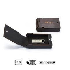4 Estuches Miniflex Para Pendrive con grabado - comprar online
