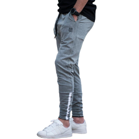 Jogger Detalle KIRI GRIS MEDIO MELANGE