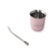 Matte Steel PINK GLASS - buy online