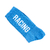 Non-slip light-blue RACING stocking - Kiricocho