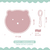 Plato oso + cuchara - Mostaza - comprar online