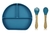 Imagen de Combo Plato Triple + Tapa + Vaso doble + Babero + Bowl + Cubiertos - Dragones