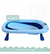 Imagen de Bañadera plegable con termometro digital