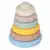 Torre didáctica aros apilables de silicona - 6 piezas Tonos Pastel - comprar online