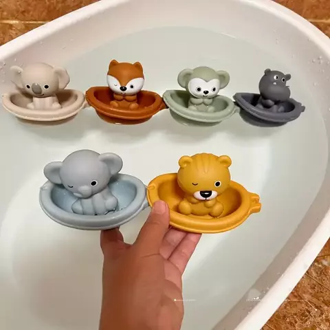 Set Didáctico De Barquitos Y Títeres dedo Safari - comprar online