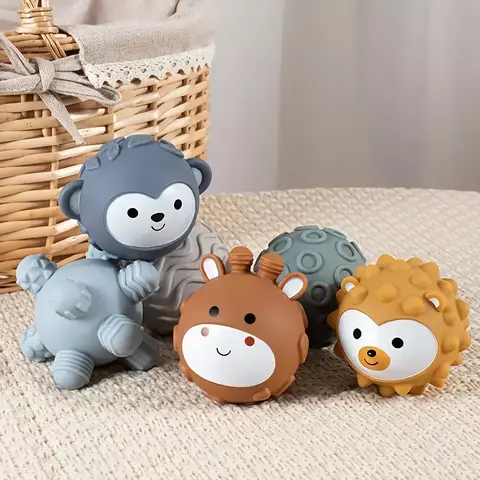 Set Pelotas Sensoriales didácticas de animalejos - 6 piezas - comprar online