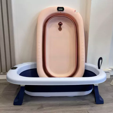 Bañadera plegable con termometro digital