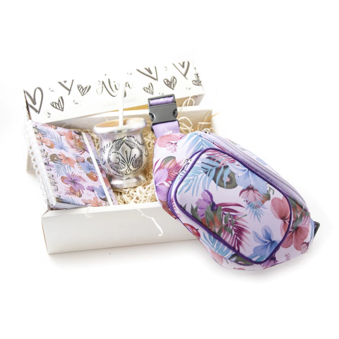 Caja de Neceser y/o Riñonera + Mate con bombilla + Cuaderno