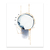 Circulo en acuarela y oro - comprar online