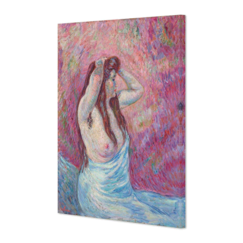 Joven desnuda drapeada