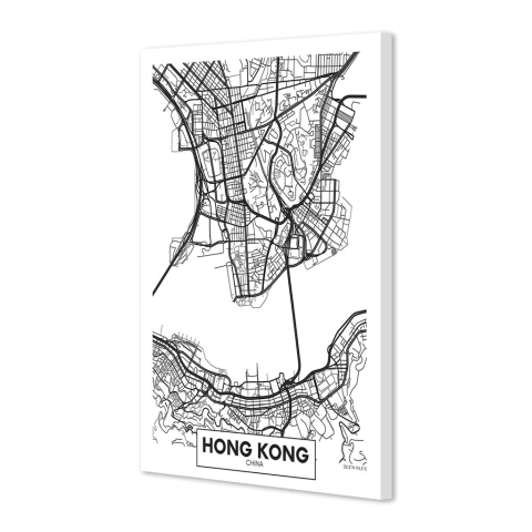 Mapa ciudad de Hong Kong