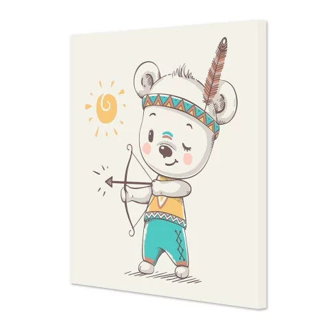 Osito indio con flecha