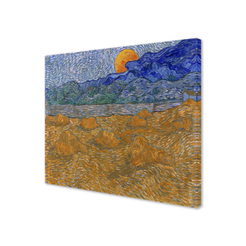 Paisaje con gavillas de trigo - comprar online