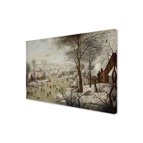 Paisaje invernal con trampa para pajaros (MNB)