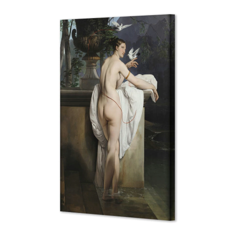 Venus jugando con dos palomas