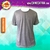 Camiseta Poliester Cinza Mescla Personalizada