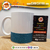 Caneca Branca Faixa Glitter Azul - Canecas Personalizadas em Curitiba | CanecaTiba