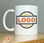 Pack de 50 unidades - Caneca Empresarial Logo + Textos