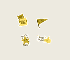 Stickers c/ Forma Resistentes al Agua - comprar online