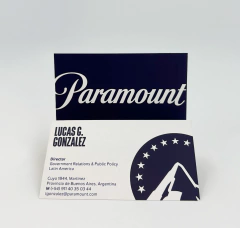 Tarjetas Personales (9 x 5 cm) Bifaz - tienda online