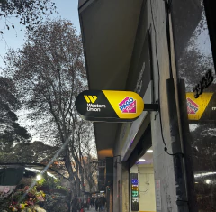 Cartel Ovalado Saliente 70 cm - comprar online