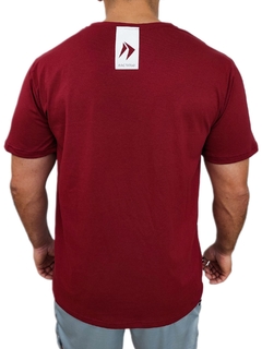 Remera ALGODON BORDO - DESIGNED TO MOVE SPORT HOMBRE - JEMA INDUMENTARIA