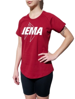 Remera ALGODÓN BORDO - ESSENTIALS MUJER