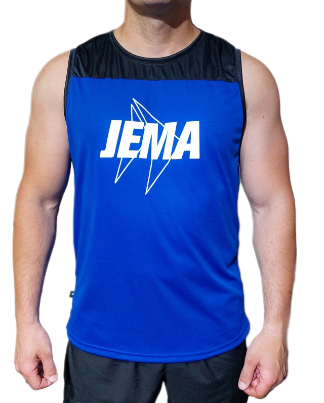 REMERA SIN MANGAS LEGEND AZUL FRANCIA/NEGRO HOMBRE