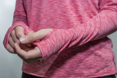 BUZO 1/2 CIERRE DEPORTIVO - ROJO JASPEADO - comprar online