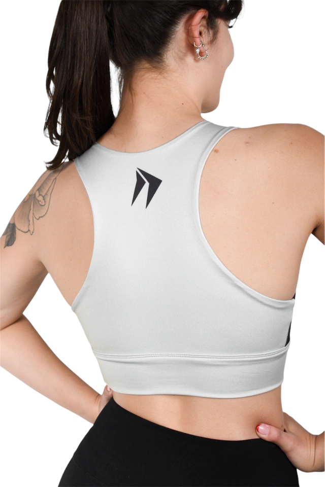 TOP DEPORTIVO AMARILLO COMBINADO MUJER — imagen 2