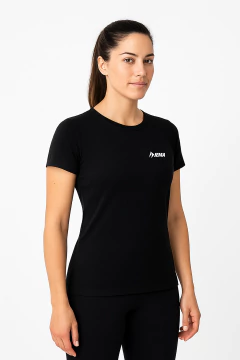 REMERA TRAINING NEGRA MUJER - JEMA INDUMENTARIA