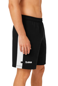 SHORT NEGRO CON BLANCO HOMBRE - comprar online