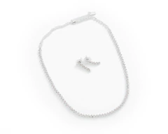 Conjunto Strass Zig Zag Fino