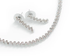 Conjunto Strass Zig Zag Fino - comprar online