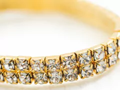 Pulsera Strass Dorada 2 Hileras - Mallorca Joyas - Joyería en Córdoba 