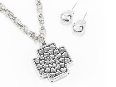 Conjunto Cruz del Equilibrio Corazones - comprar online