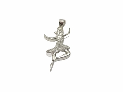 Dije Bailarina Micro Pavé - comprar online
