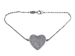 Pulsera Corazón Micro Pavé