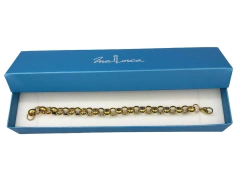 Pulsera Dorada Rolo 9mm - comprar online